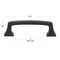 Gliderite Hardware 3 in. Center to Center Classic Base Pull Cabinet Hardware Handle - 87380-ORB 87380-ORB-1 - alternate 2